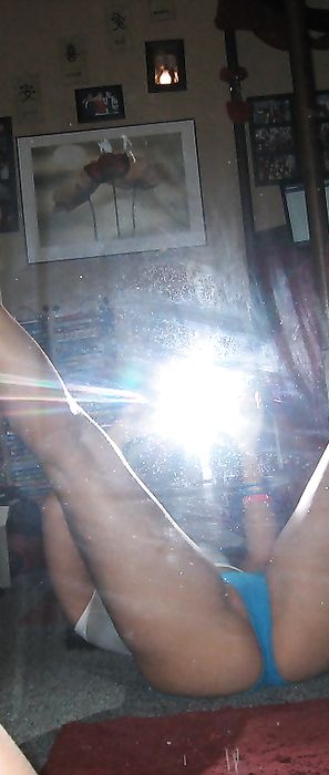 Kari Sweets Blue Panties Candid