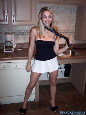 Brooke Marks College Hijinks In A Mini Skirt