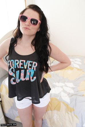 Freckles 18 Forever Sun Thong Down Her Ankles