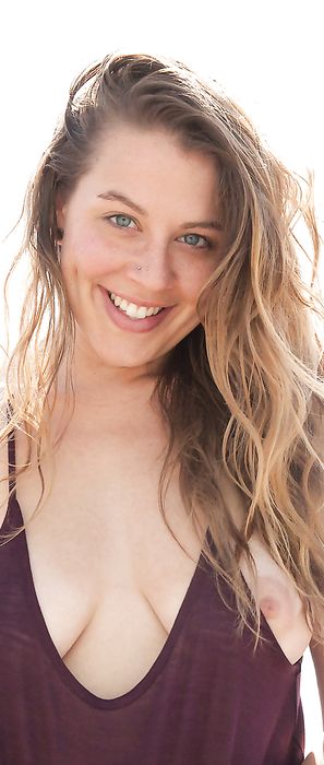 Dharma Webb Cute Skater Chick Beach Flashing Zishy