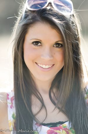 Brittany Marie Cute Black Thong Outdoor Flasher