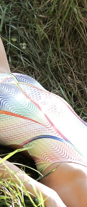 Kristin In The Grass Swimsuit Heaven