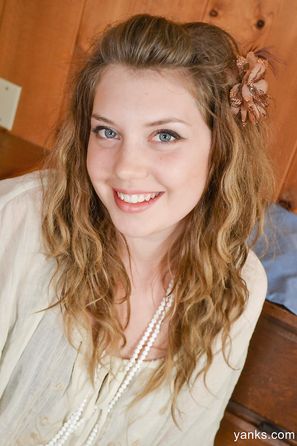 Evalina Faux Pretty Miss Yanks Cute Hippie No Panties Under Her Skirt