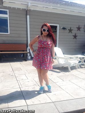 Sexy Pattycake Day At The Park Candids In A Tiny Dress