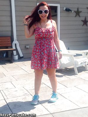 Sexy Pattycake Day At The Park Candids In A Tiny Dress