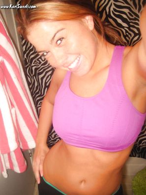 Kari Sweets Post Workout Shower