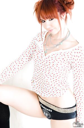 Ariel Rebel Punk Girl In Booty Shorts