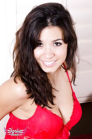 Josie Ann Cute Red Dress Naked Date